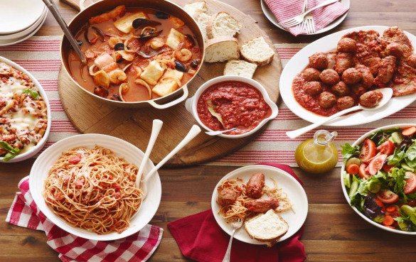 意大利食物的营养事实：菜单选择和卡路里